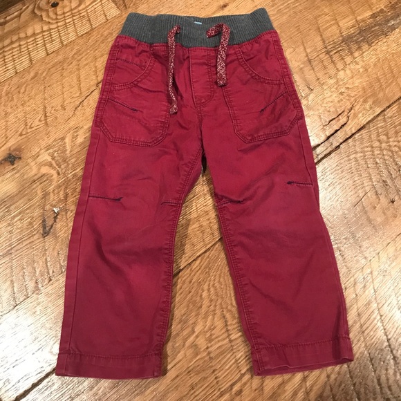 Gap maroon/red jeans/pants 18-24 mo - Picture 6 of 6
